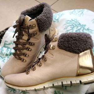 Cole Haan Zerogrand Shearling Hikers